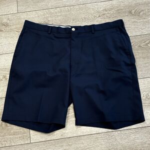 Peter Millar Golf Shorts Mens 40 Navy Blue Flat Front Outdoor Casual Preppy